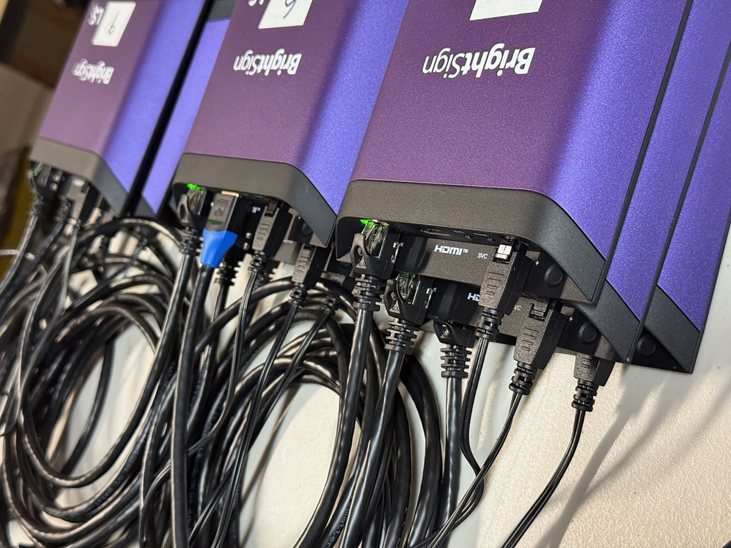 Technology rebuild, remote BrightSign work, AV consulting